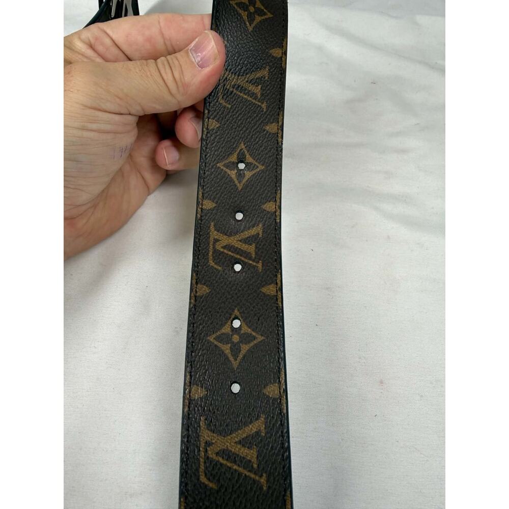 Louis Vuitton Men’s Brown/Black Reversible Belt Size 90/36 SPB-TS 367391 - Picture 6 of 8